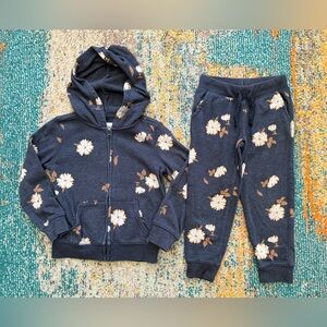 Osh Kosh Floral Hoodie and Jogger Set